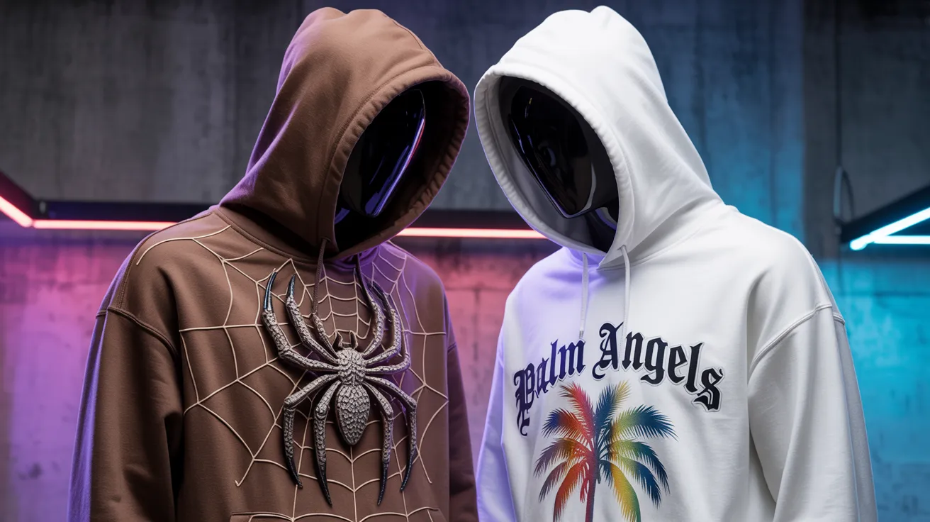 Spider Hoodie 555 Vs Palm Angels Hoodie — A Complete Buying Guide for Streetwear Fans