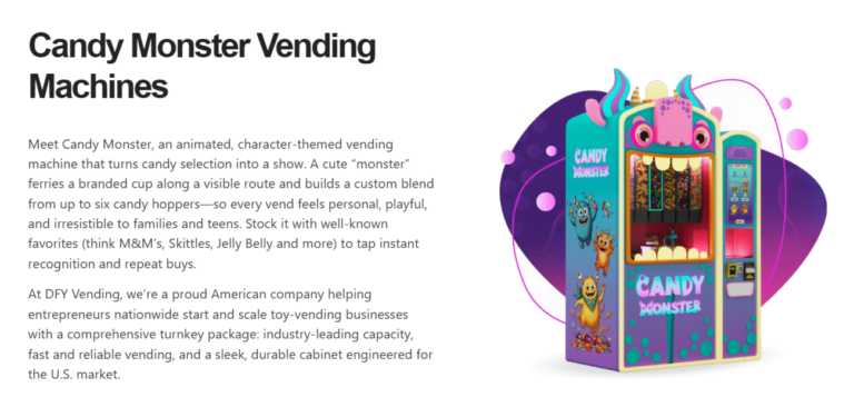 Why Candy Monster Vending Machines Are the Perfect Business Opportunity